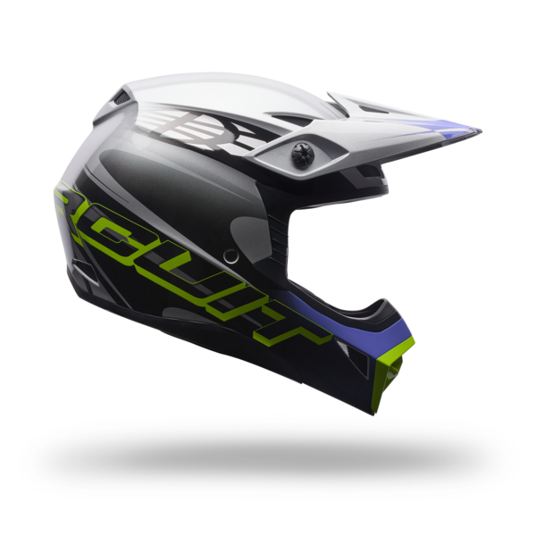 Casco Moto Mx-10 Mips Intake NegroPlata Bell