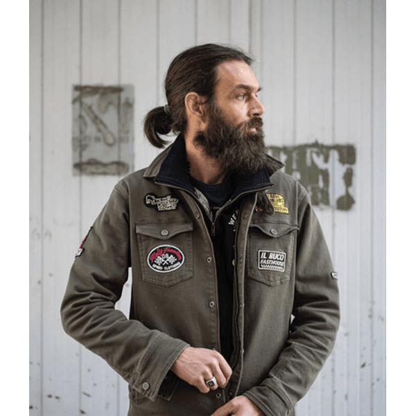 Holyfreedom CHAQUETA  FULL SUMMER HOLYFREEDOM LIEUTENANT GREEN