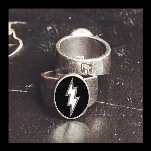 Holyfreedom ANILLO HOLYFREEDOM - LAMPO NEGRO/BLANCO