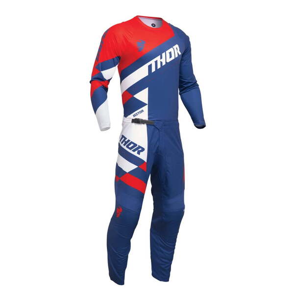 Thor Traje Sector Checker Azul Oscuro / Rojo