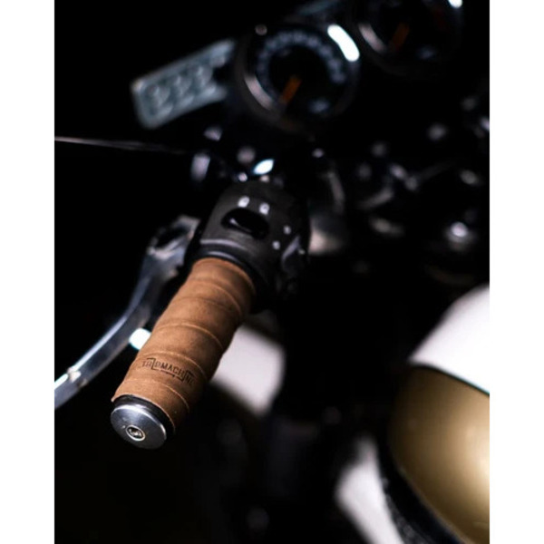 Grips perforados para puño TripMachine Marrón