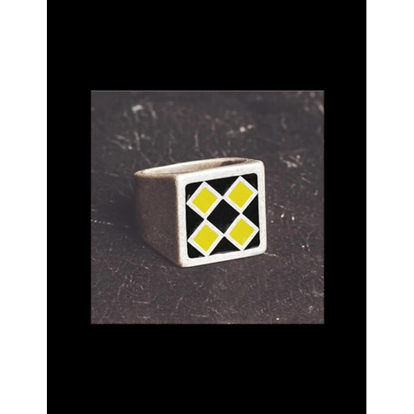 ANILLO HOLYFREEDOM - BULLIT  NEGRO/AMARILLO