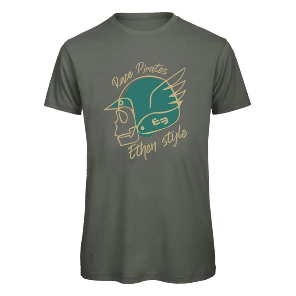 POLERA ETHEN VINTAGE RACE PIRATES GREEN