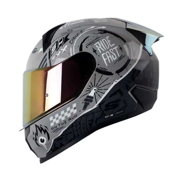 Casco moto shaft 560 evo motion v2 gr brillo ng integral XL