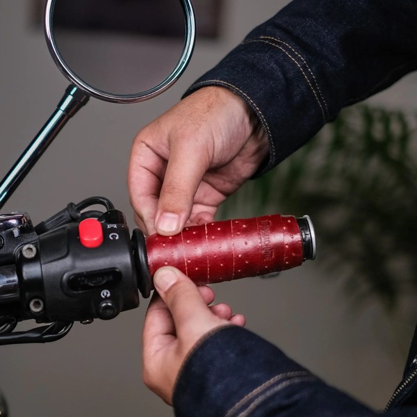 Grips perforados para puño TripMachine Cherry