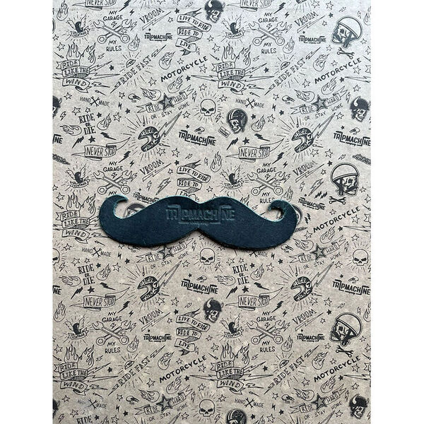 TripMachine Mostacho de Cuero VERDE, Tripmachine DGR 2025