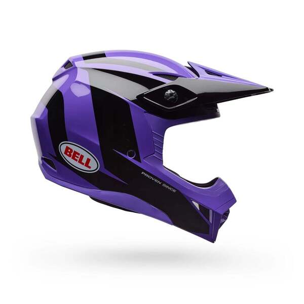 BELL Casco Moto MX-10 Mips Talon Morado Bell