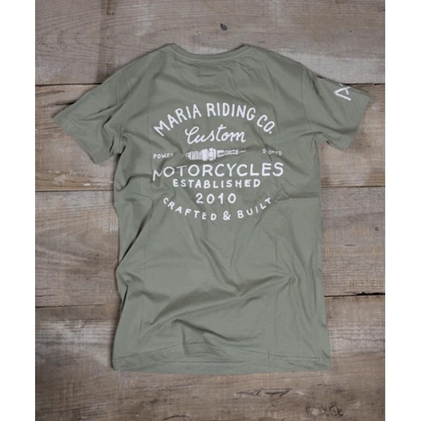 Polera Maria RC T-Shirt Handcrafted - Olive