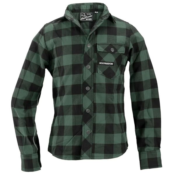 CAMISA HOLYFREEDOM GREEN FLANNEL