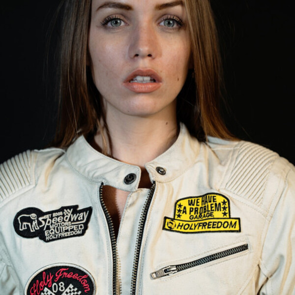 Holyfreedom CHAQUETA HOLYFREEDOM WAXED OFF WHITE MUJER