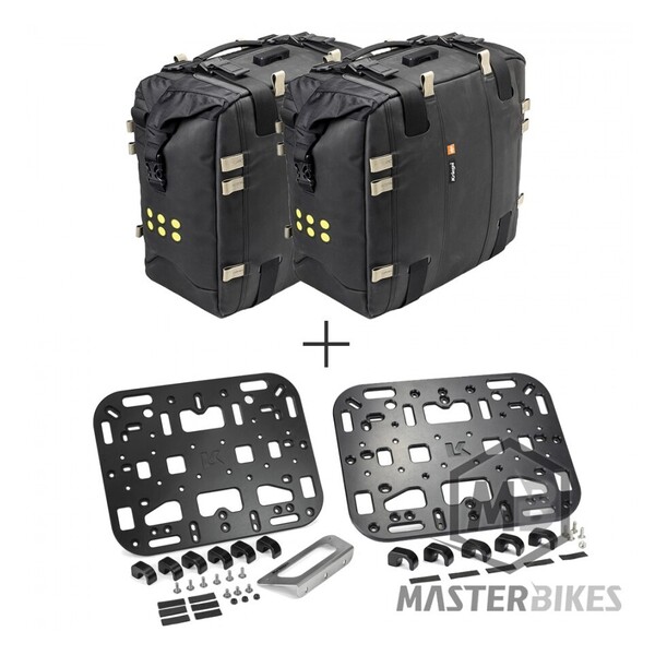 Kriega - Kit Bolsos Laterales OS-32 + Soportes Laterales OS (BMW GS Adventure)