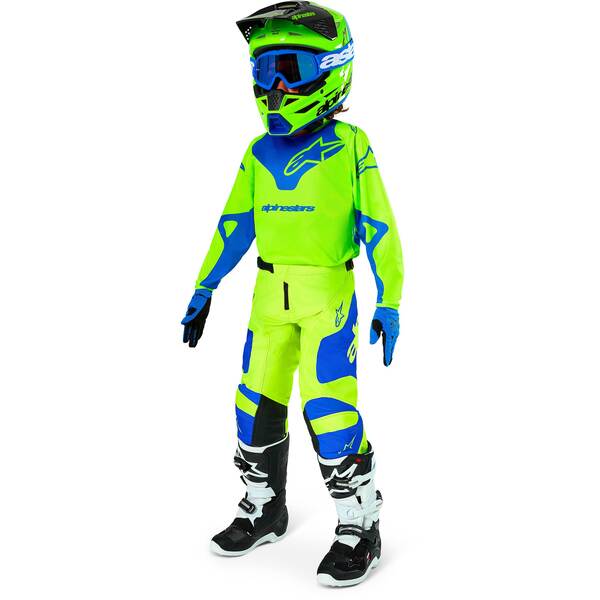 Racer Veil (Youth) - Amarillo/Azul Fluor