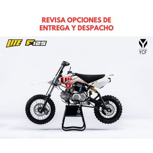 Motocicleta tipo pitbike marca YCF modelo LITE F125, motor 125cc