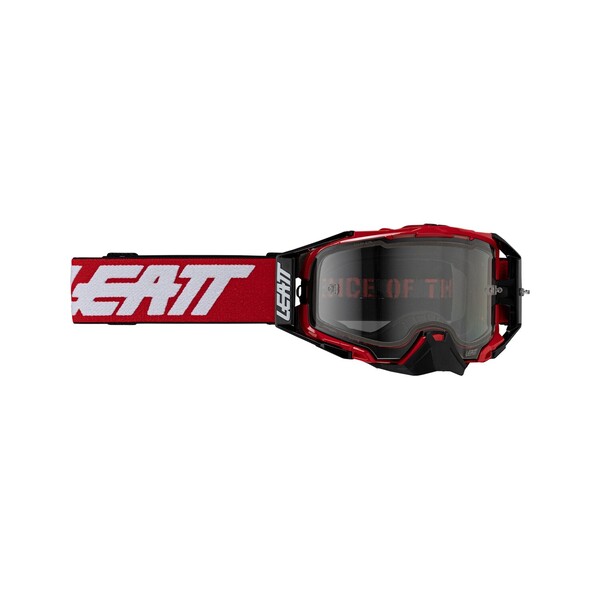 Antiparra Leatt Velocity 6.5 Rojo Transparente 83 VLT
