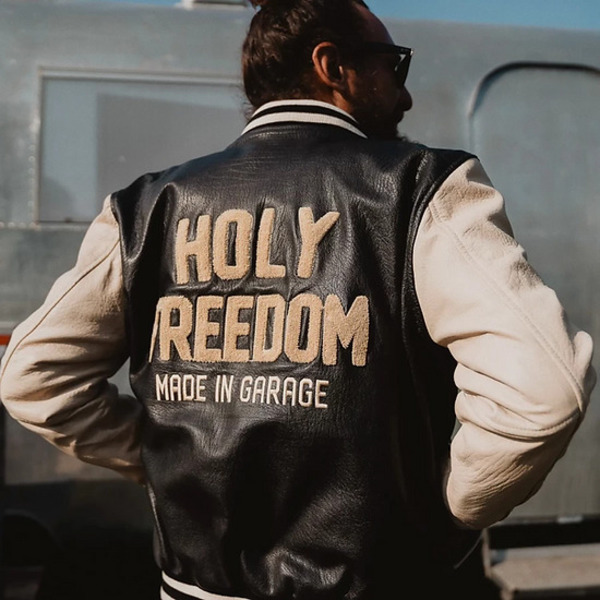 Holyfreedom CHAQUETA HOLYFREEDOM VARSITY BLACK
