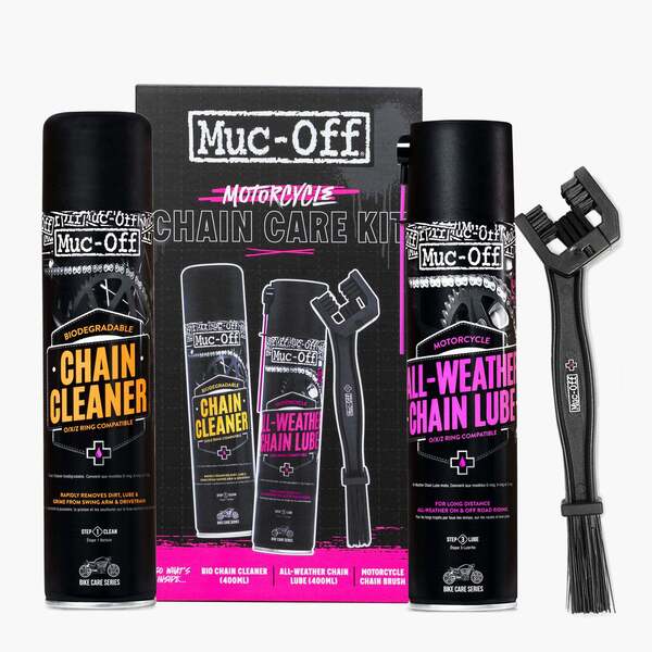 Motorcycle Chain Care Kit / Kit cuidado de cadena