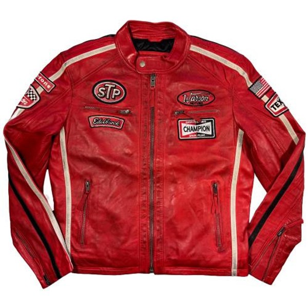 Chaqueta Verano Cuero Daytona Red Warson Motors Suiza