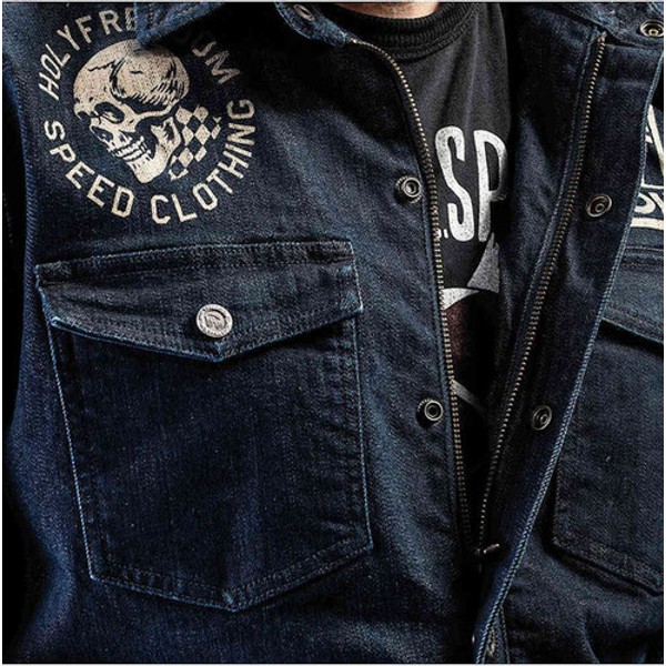 Holyfreedom CHAQUETA  FULL SUMMER HOLYFREEDOM GENOA STAMPATO