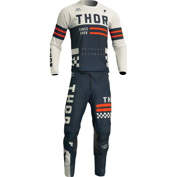 Thor Traje Pulse Combat Azul Oscuro/Blanco