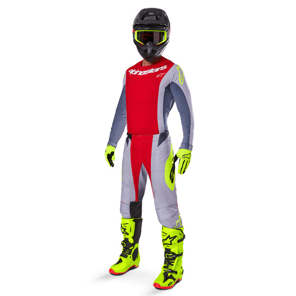 Alpinestars Techstar Melt - Rojo Brillante/Gris