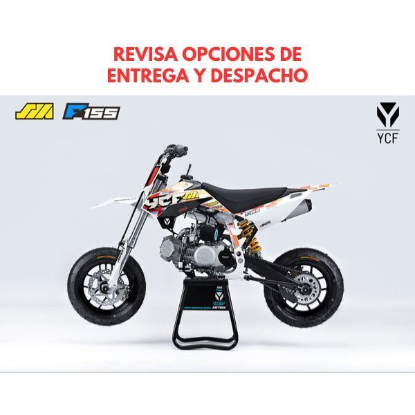 Motocicleta tipo pitbike marca YCF SM F155, motor 155cc