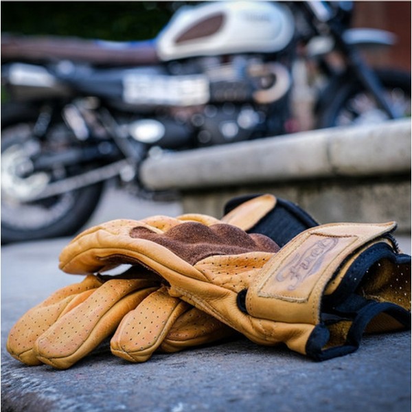 FUEL MOTORCYCLES GUANTE FUEL RODEO GLOVE YELLOW