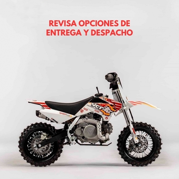 Motocicleta tipo pitbike marca YCF modelo 50A, motor 125cc