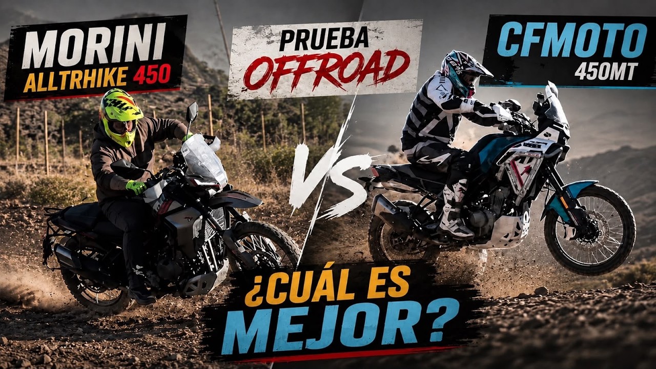 Cuando dos gigantes del adventure se enfrentan fuera del asfalto: el desafío entre la Morini Alltrhike 450 y la CFMOTO 450MT
