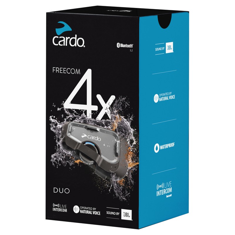 Cardo Freecom 4x DUO インカムセット Freecom 4X Duo - Tu Mundo Sobre Las DOS Ruedas