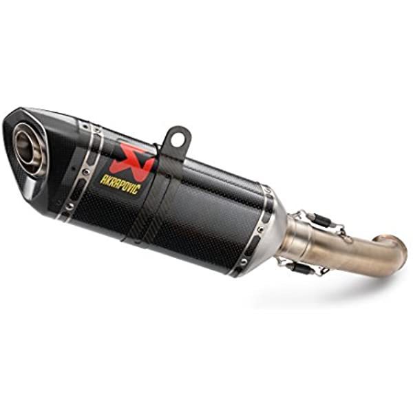 AKRAPOVIC マフラー KTM 390 duke　カーボン KTM Duke 250/390 / RC390 (Slip-On Carbono) - Tu Mundo Sobre Las