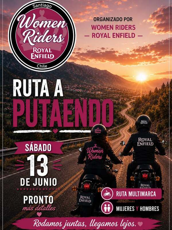 Imagen del evento Ruta a Putaendo con Women Riders Royal Enfield