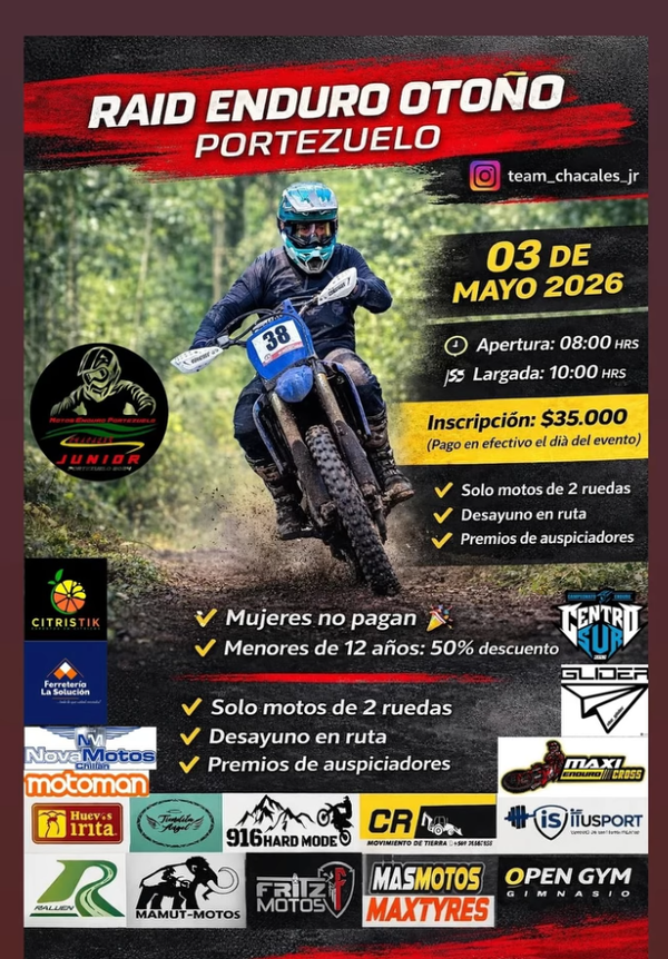 Imagen del evento Raid Enduro Otoño Portezuelo: Desafío y aventura sobre dos ruedas