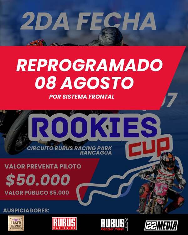 Imagen del evento Rookies Cup: La Competencia Continúa