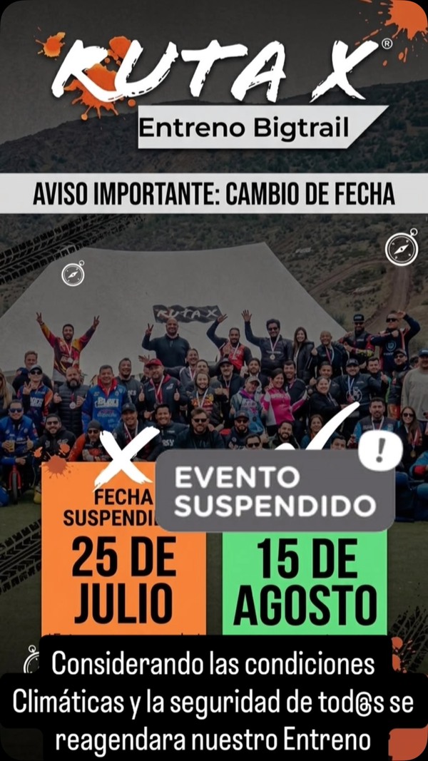 Imagen del evento ENTRENAMIENTO BIGTRAIL KUTAX
