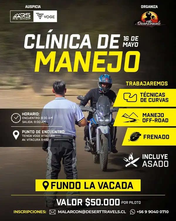 Imagen del evento Clínica de Manejo Off-Road: Domina Tu Moto