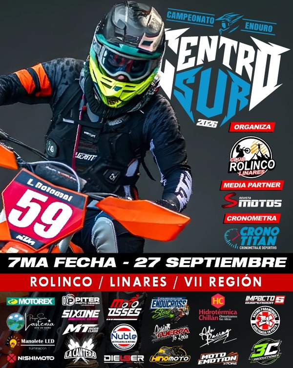 Imagen del evento Séptima Fecha Campeonato Enduro Centro Sur