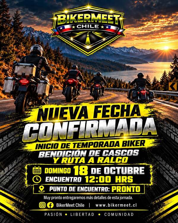 Imagen del evento BikerMeet Chile: Inicio de Temporada Biker