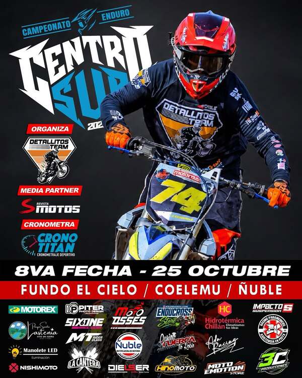 Imagen del evento 8va Fecha Campeonato Enduro Centro Sur