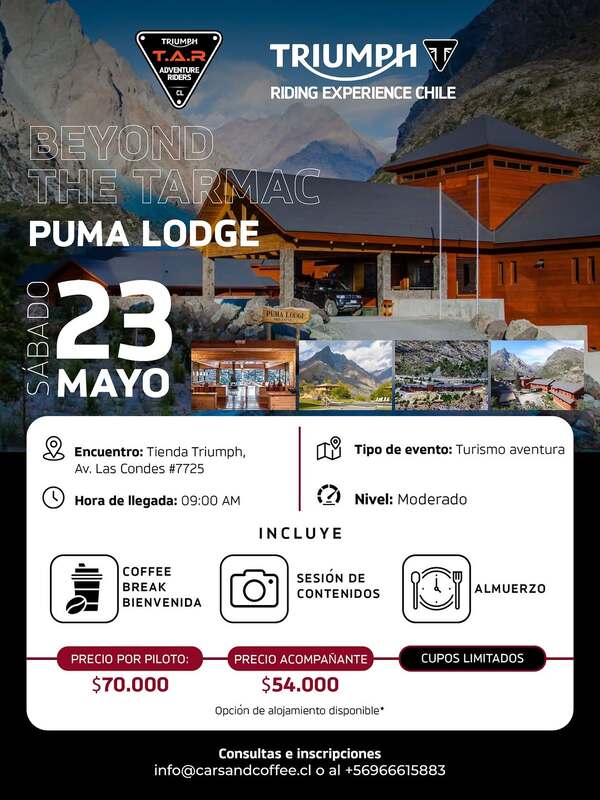 Imagen del evento Beyond The Tarmac: Experiencia Puma Lodge