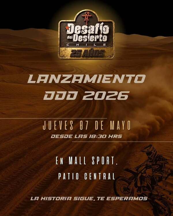 Imagen del evento Desafío del Desierto Chile – Lanzamiento 2026