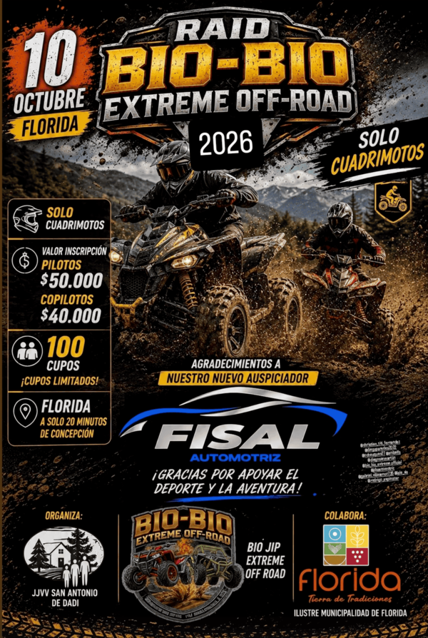 Imagen del evento ¡Barro, Potencia y Desafío! Raid Bío-Bío Extreme Off-Road
