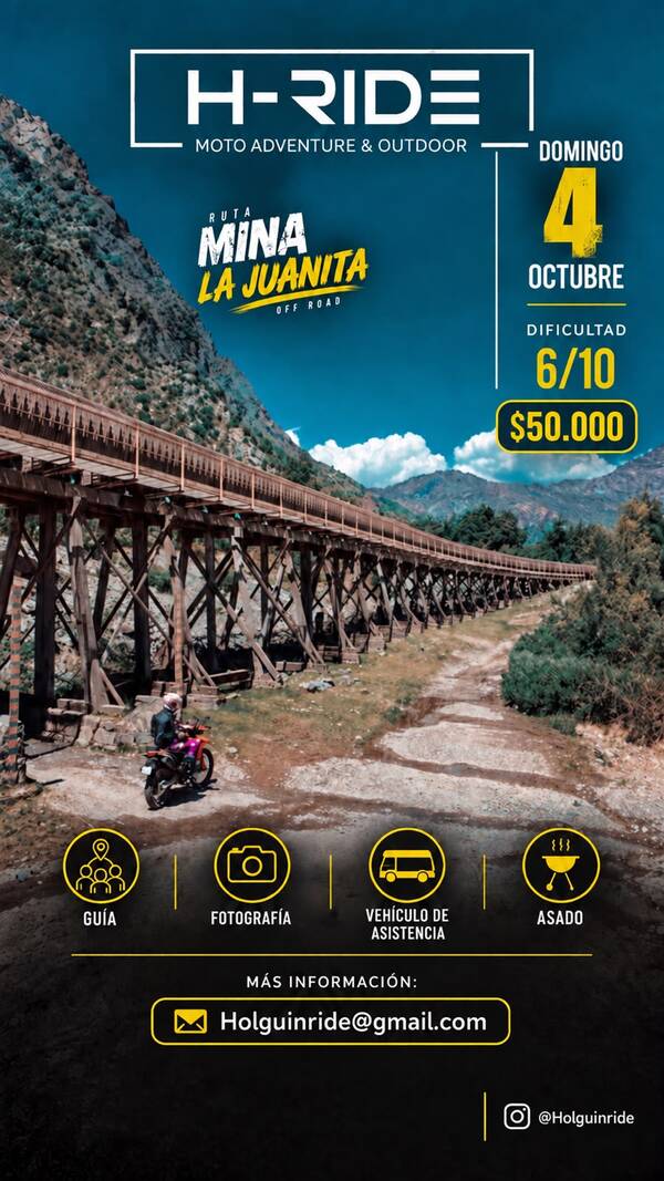 Imagen del evento Ruta Mina La Juanita - H-Ride Experience