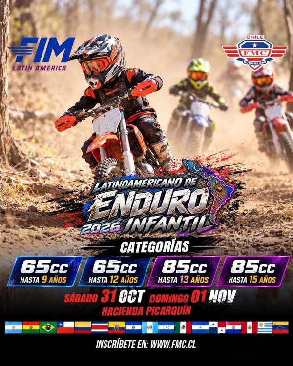 Imagen del evento Latinoamericano de Enduro Infantil 2026
